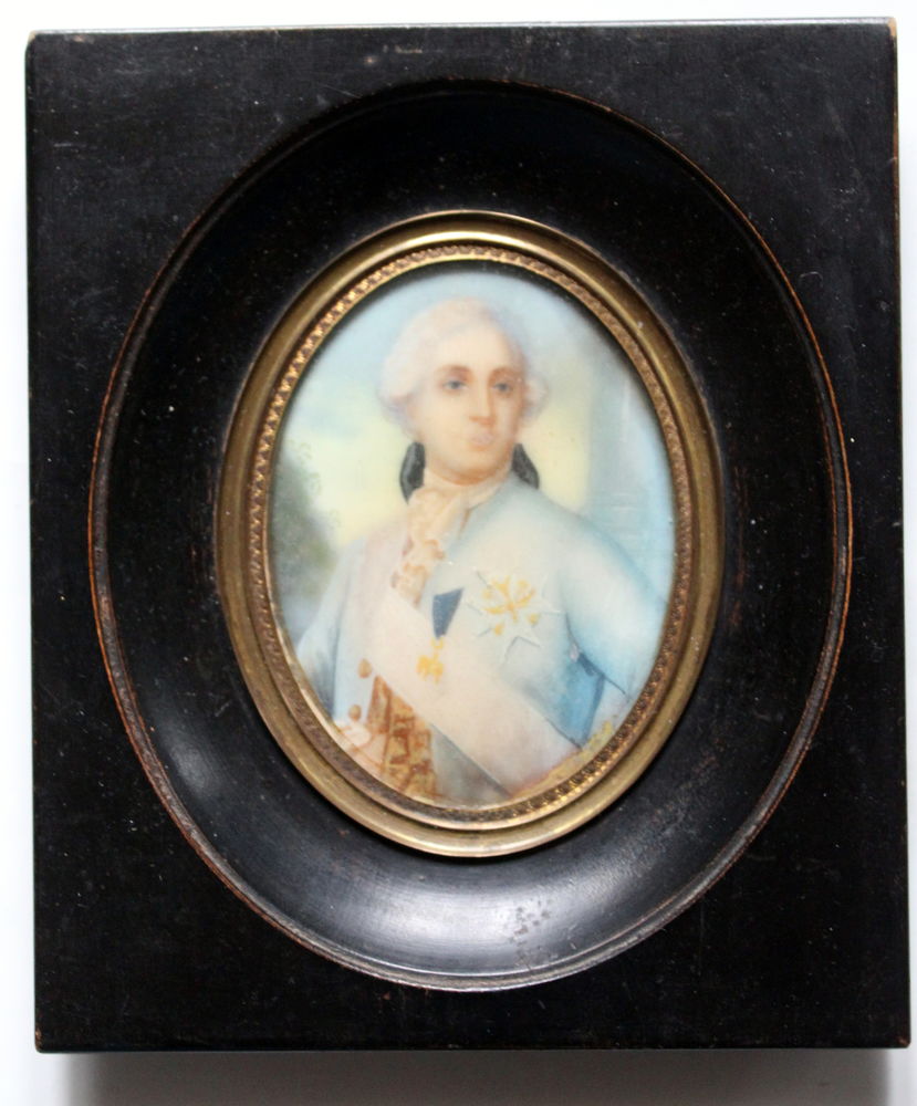 Cadre Napoléon III miniature Louis XV 50 Issy-les-Moulineaux (92)