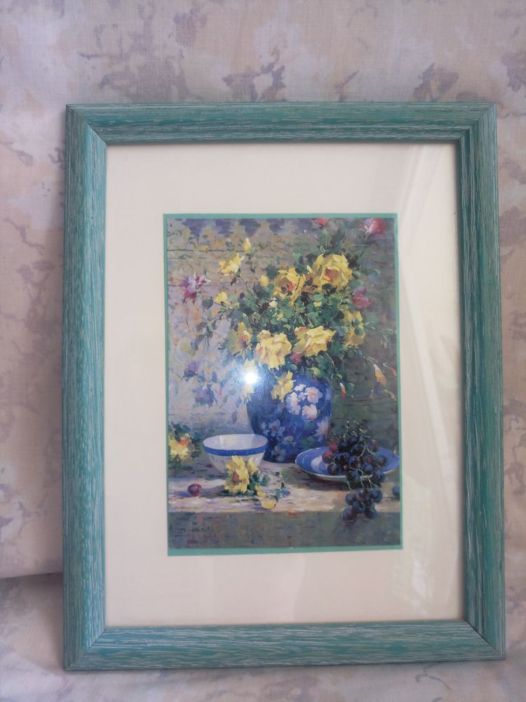 CADRE PHOTO FLEUR ET FRUITS 27 cm X 21 cm 10 Grasse (06)