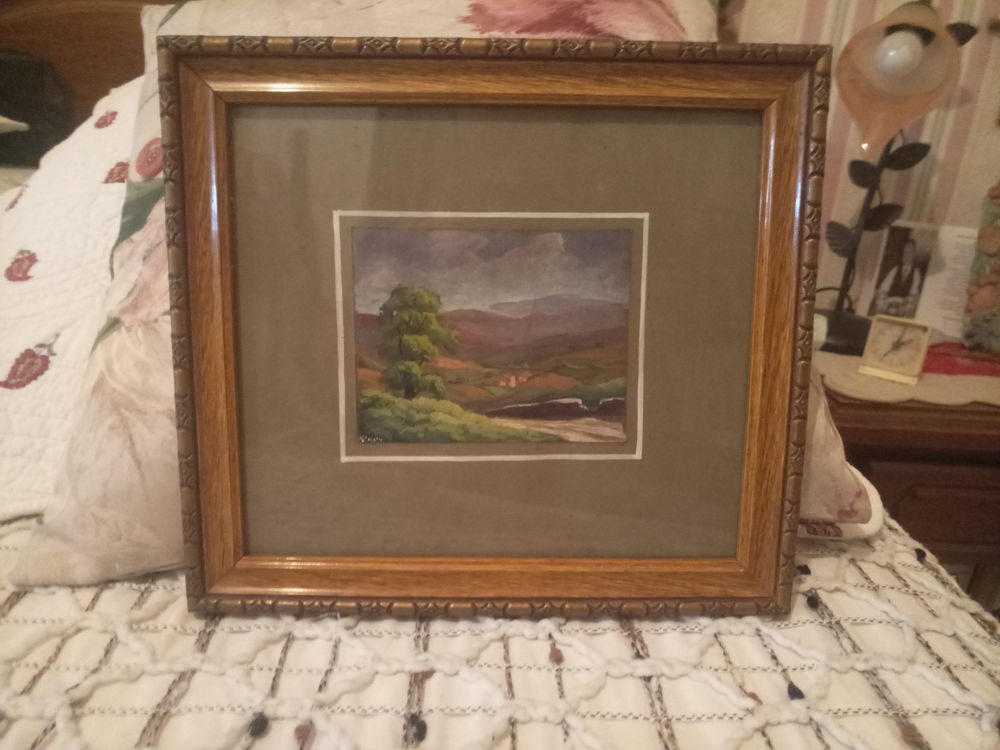 CADRE PHOTO  NATURE ET COLLINE EN BOIS 25 X 23 CM 10 Grasse (06)