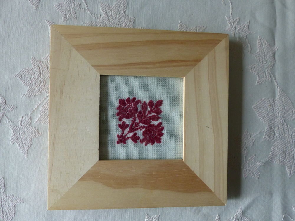 cadre POINT de croix - tour en bois clair 12 Roclincourt (62)