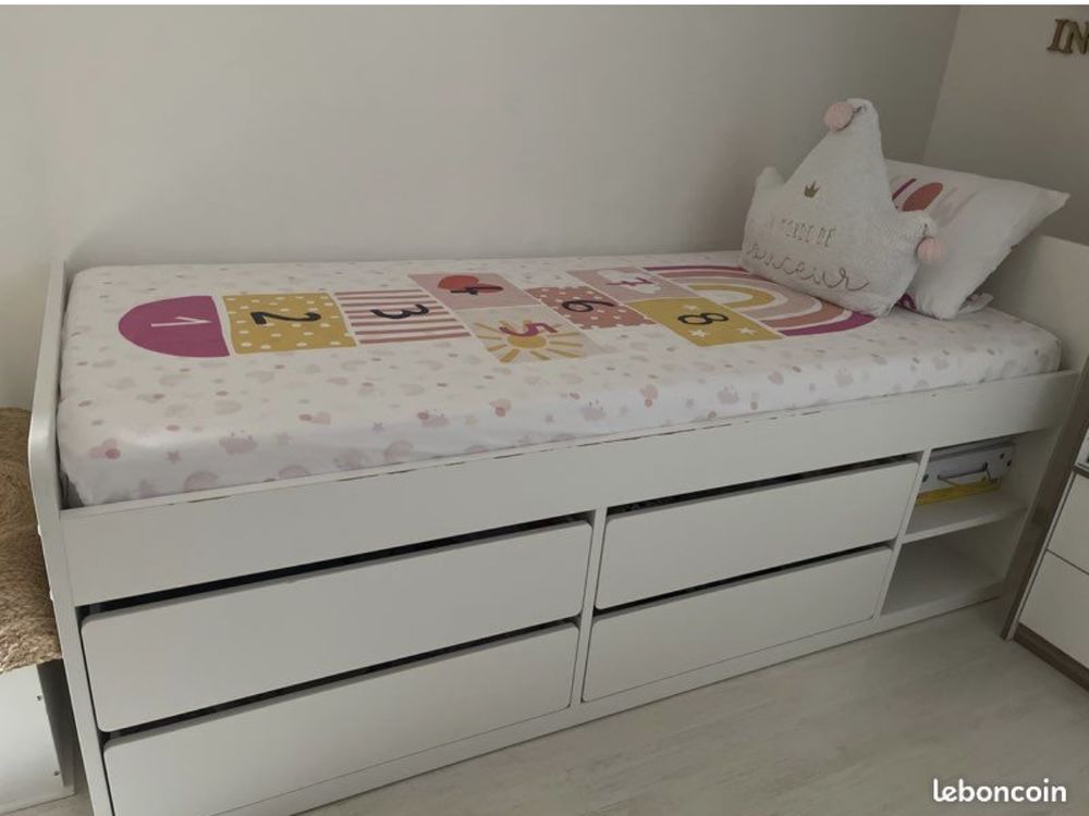 Cadre lit av rangt+sommier � lattes 240 Grenoble (38)