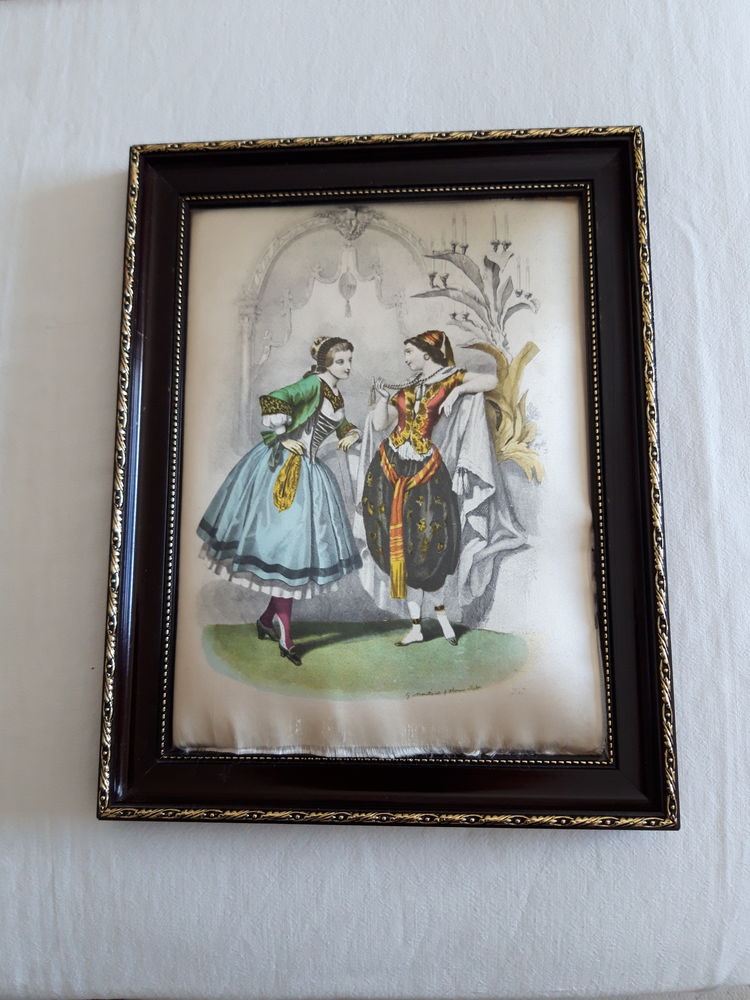 Cadre, reproduction d un tableau sur Soie 25 Caen (14)