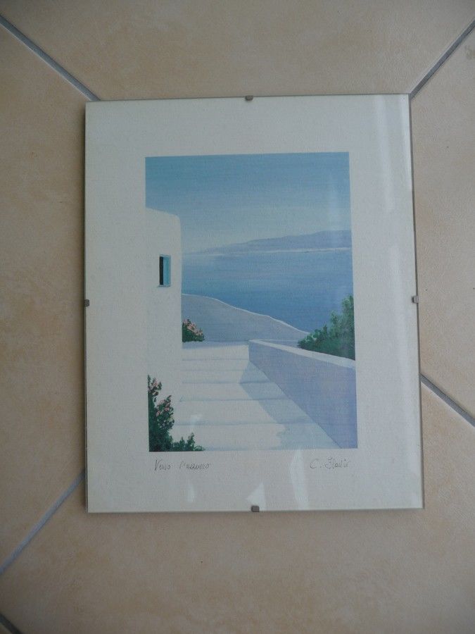 Cadre reproduction Verso l'Azzurro de Flavio Costantini 25 Celles-sur-Belle (79)