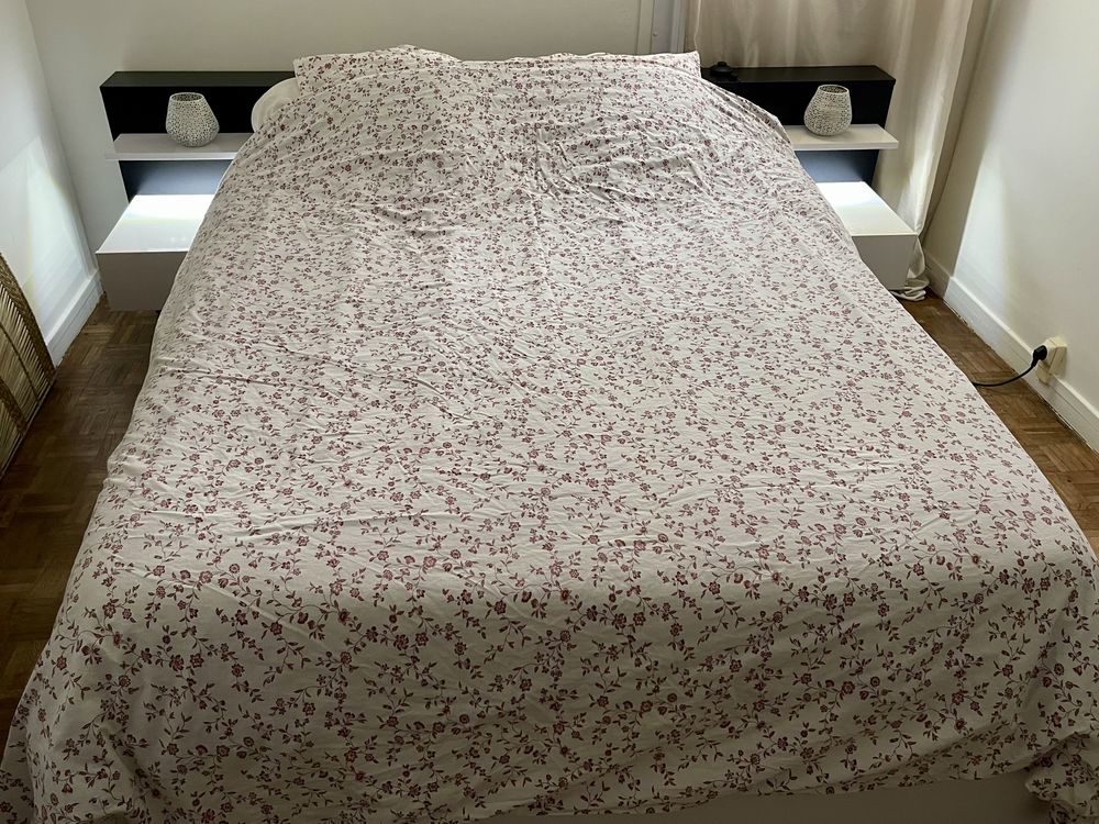 Cadre de lit + sommier 250 Rez� (44)