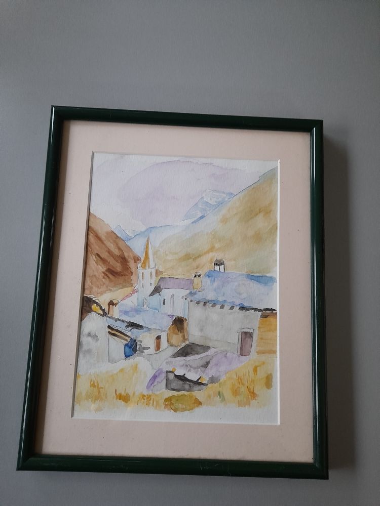 cadre sous verre encadrement vert 8 Socx (59)