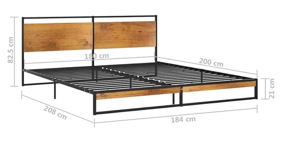 cadre de lit en fer 120 Gien (45)