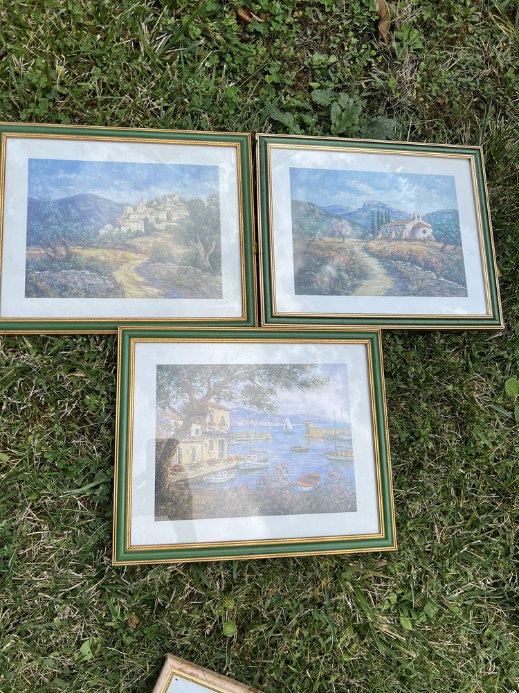 Lot de 7 cadres  d�coration  style provincial 35 Clermont (60)