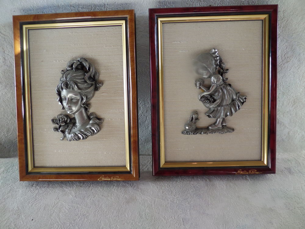 2 cadres LES ETAINS DE FRANCE 15 Lyon 8 (69)