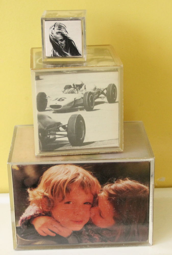 Cadres photo cube plexiglass vintage 70  BAC DESIGN 25 Issy-les-Moulineaux (92)