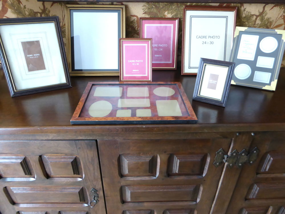 Cadres photos + p�le-m�le neufs vitr�s de 3 � 10� 3 Rouvroy (62)