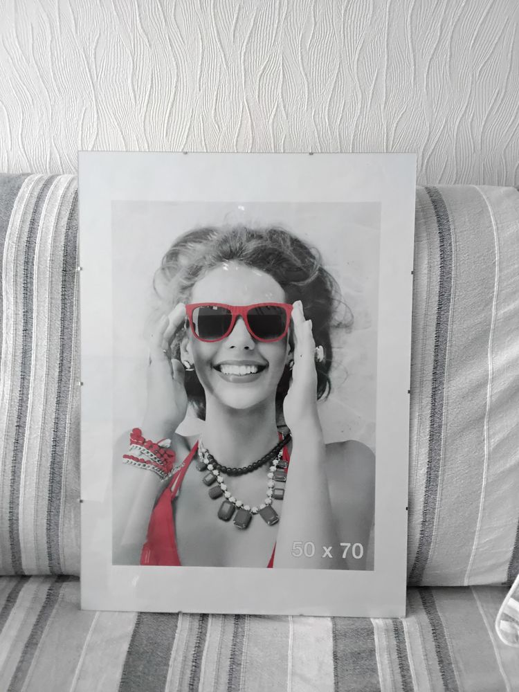 6 cadres en verre 50 X70 50 Nevers (58)