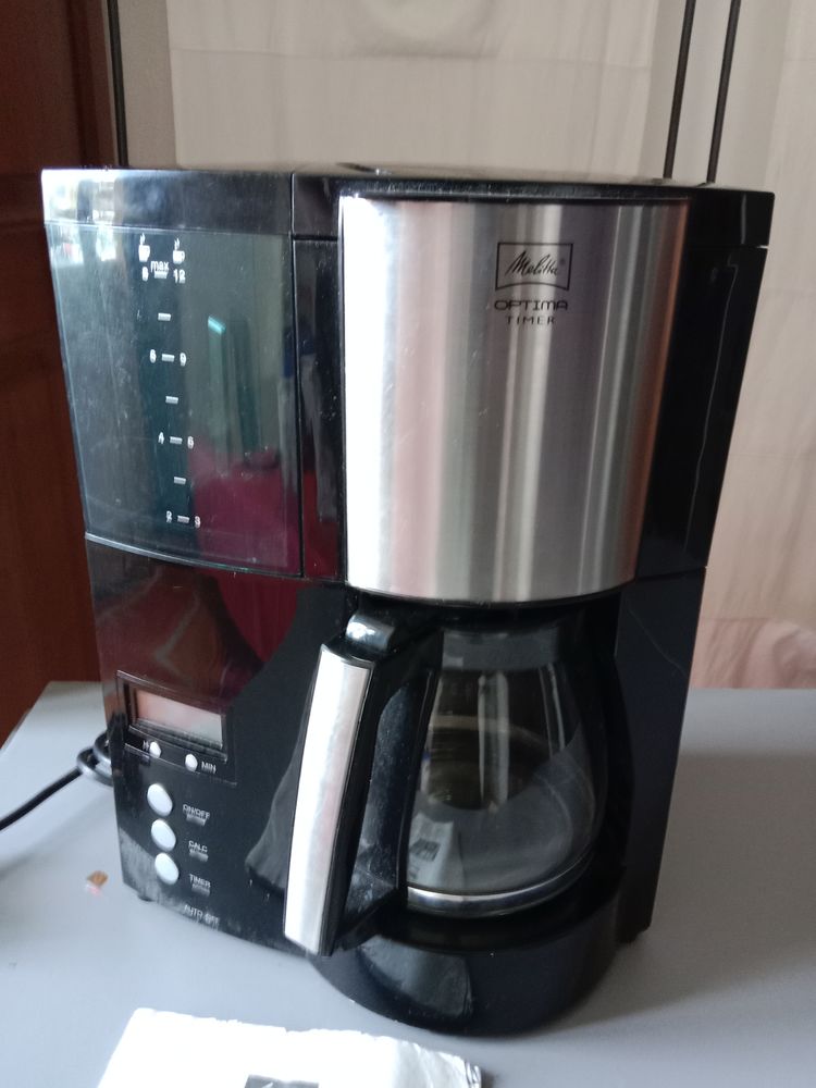 cafeti�re Filtre programmable Melitta Optima Timer noire 0 Bordeaux (33)