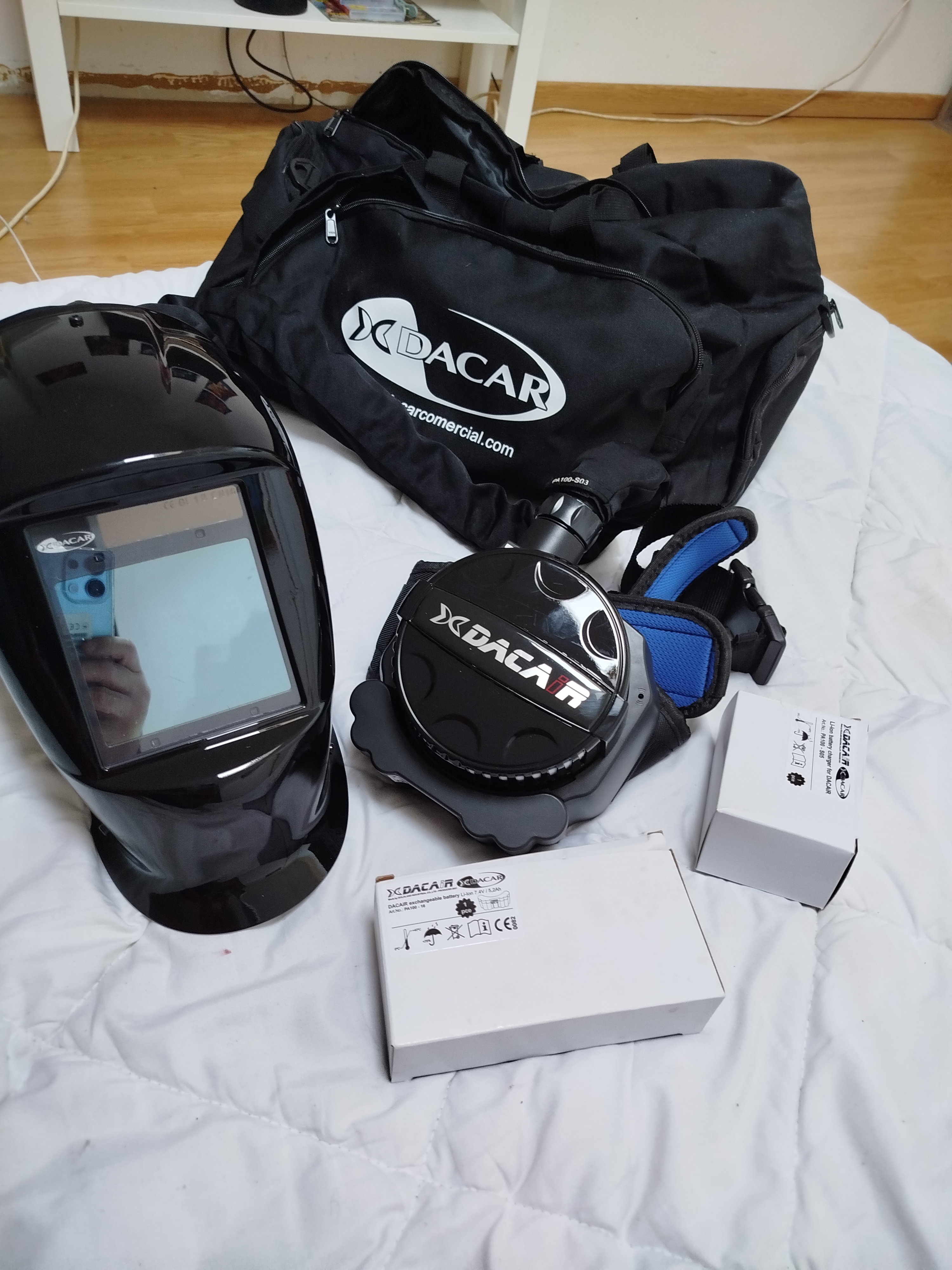 Cagoule de soudure ventil�e 650 Bourgoin-Jallieu (38)