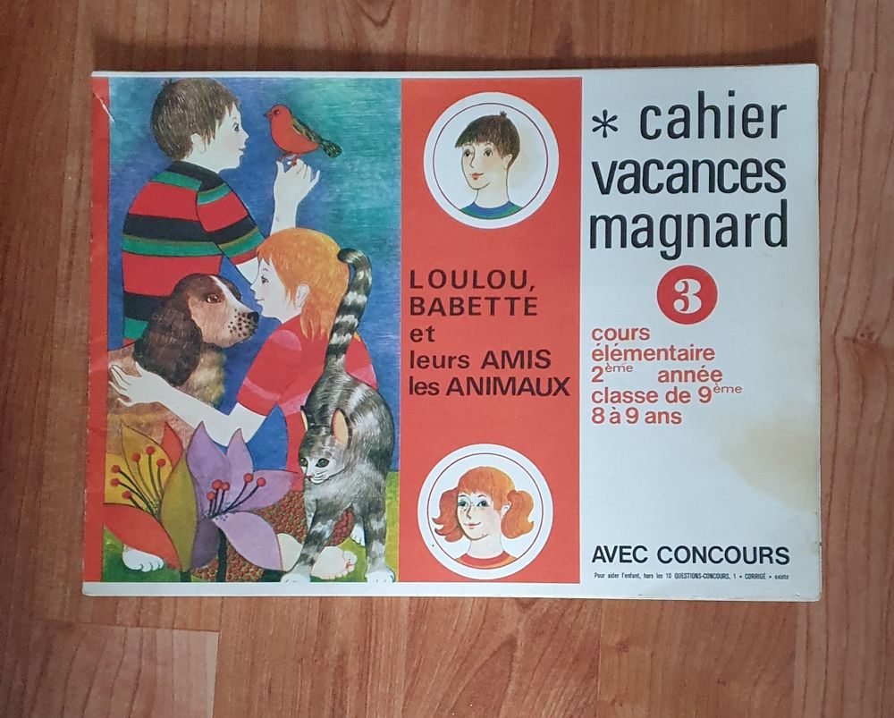 Cahier vacances magnard - cours �l�mentaire 2 �me ann�e - 1965 15 Les Moli�res (91)