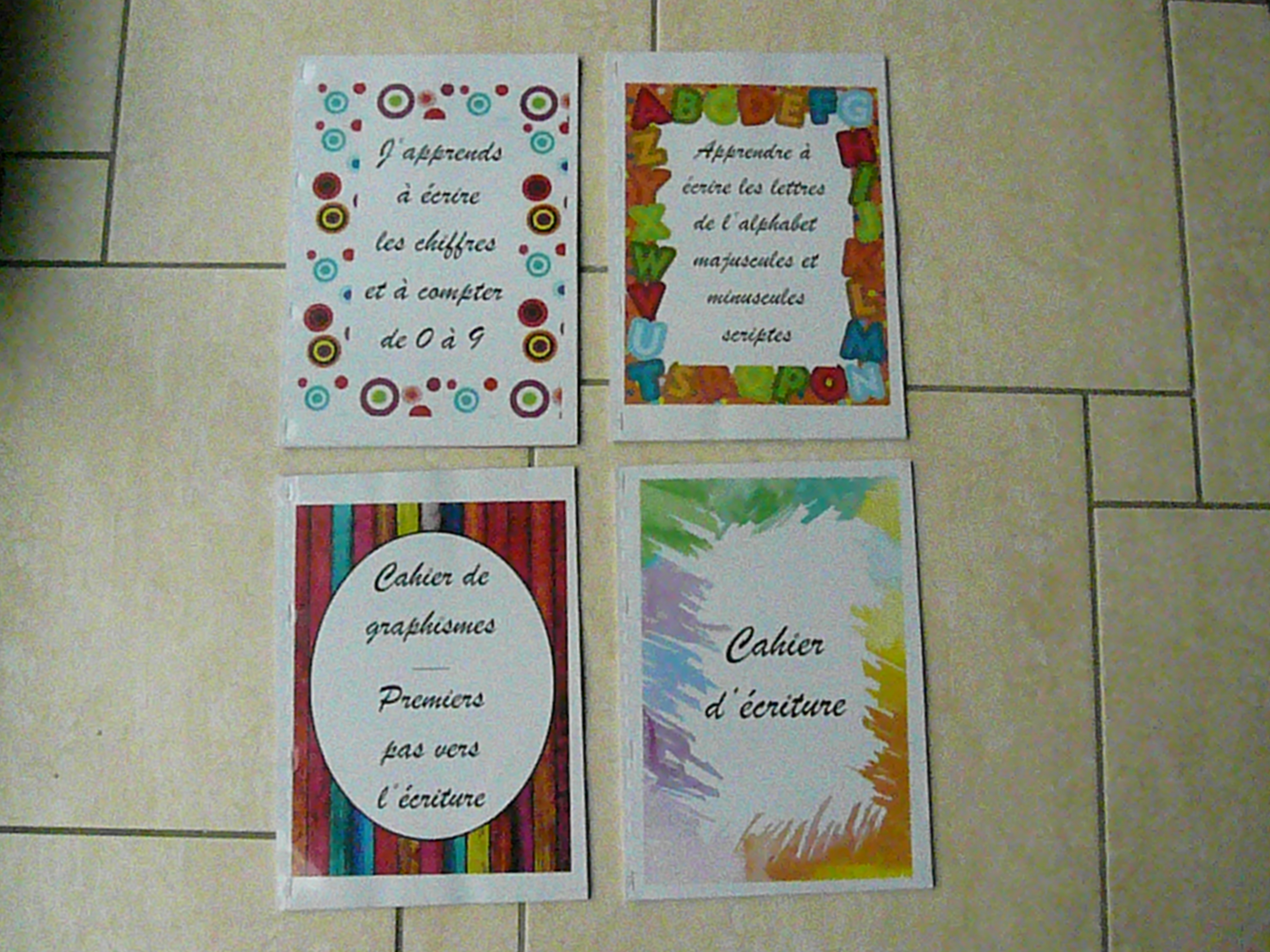 Cahiers d'apprentissage des chiffres et des lettres 4 Franqueville-Saint-Pierre (76)