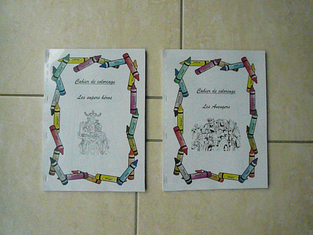 Cahiers de coloriage h�ros 3 Franqueville-Saint-Pierre (76)