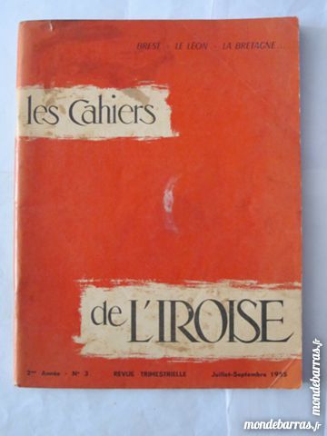 CAHIERS DE L' IROISE N� 3 DE 1955 3 Brest (29)