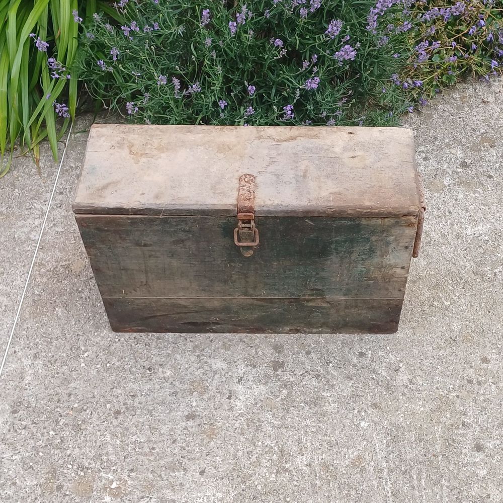 Caisse en bois militaire 45 Rethel (08)