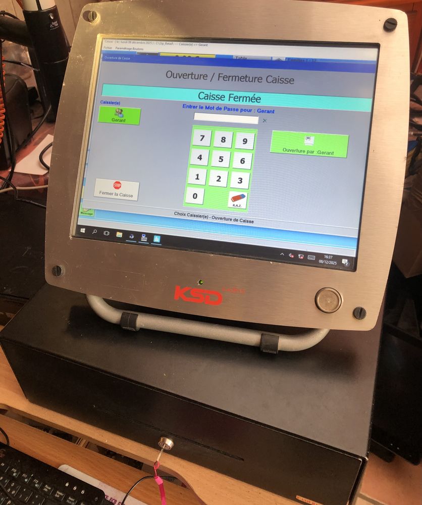 Caisse Enregistreuse KSD propre Windows 10 260 Lagny-sur-Marne (77)