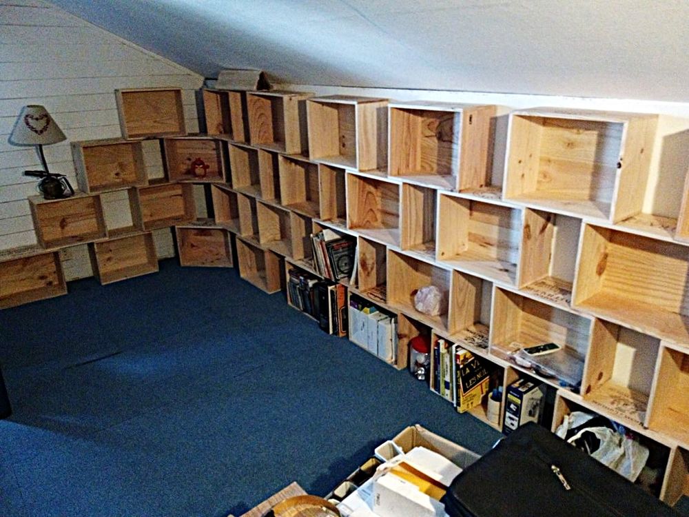 Caisses � vin vides en bois clair vendues � la pi�ce 4 Monnetier-Mornex (74)