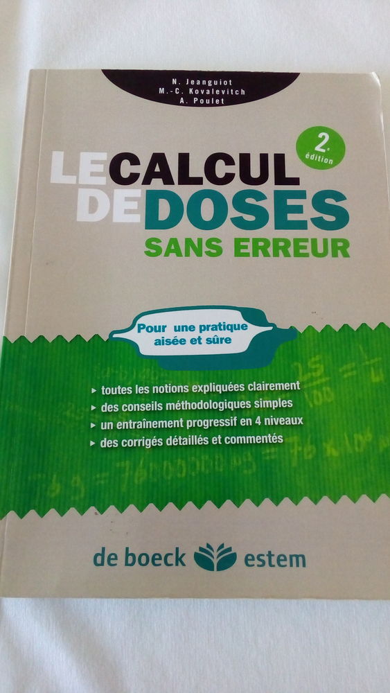 Le calcul de doses sans erreur. 3 Sciez (74)