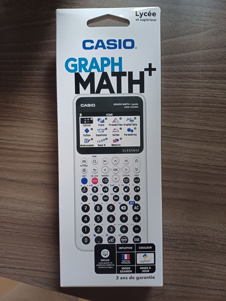 Calculatrice lyc�e Casio Math Graph+ 55 Mardi� (45)