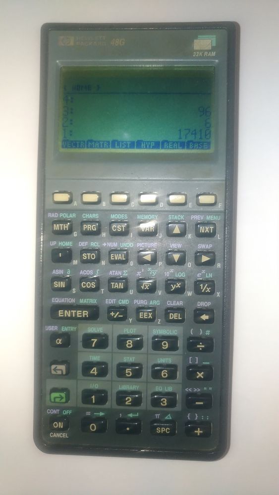 Calculatrice HP 48G 35 Toulouse (31)