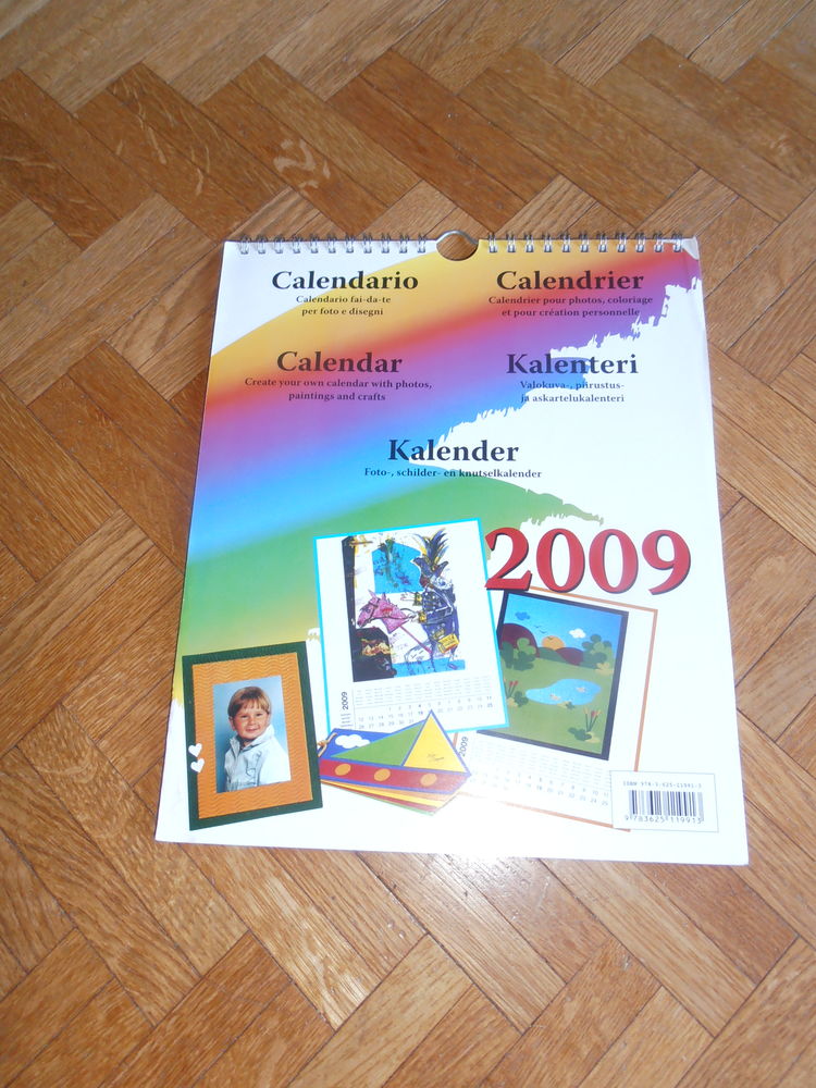 Calendrier blanc personnalisable (45) 3 Tours (37)