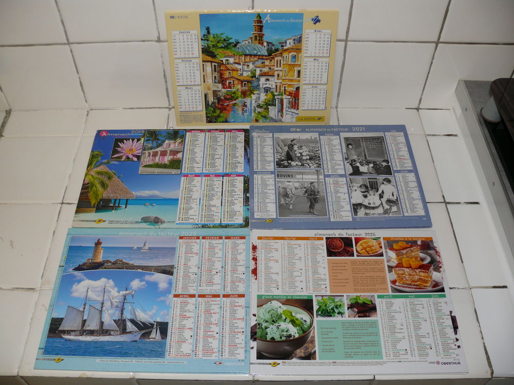 Calendriers divers 5 Saintes (17)