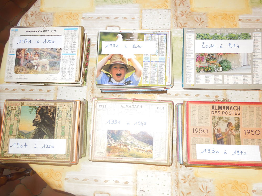 CALENDRIERS de la POSTE 1 Ronchamp (70)