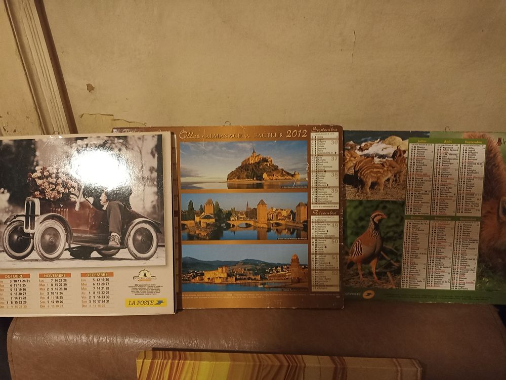 calendriers des postes 20 Les Martres-de-Veyre (63)