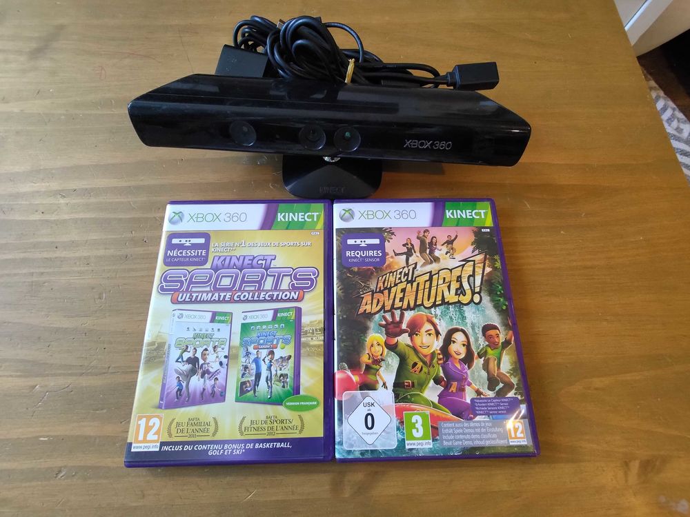 Cam�ra Kinect Xbox 360 + 2 Jeux �  SAISIR 30 Jumilhac-le-Grand (24)
