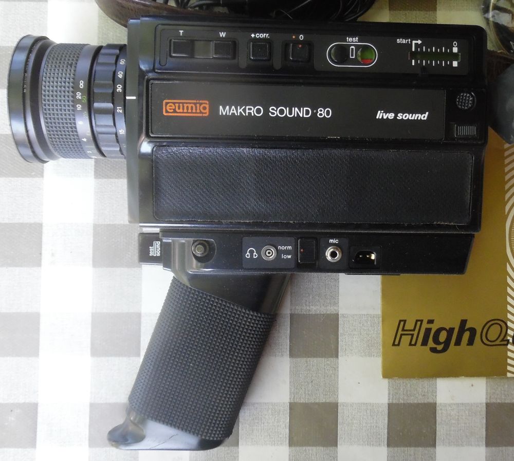 Caméra super 8 vintage EUMIG MAKRO SOUND 80 live sound   25 Castries (34)