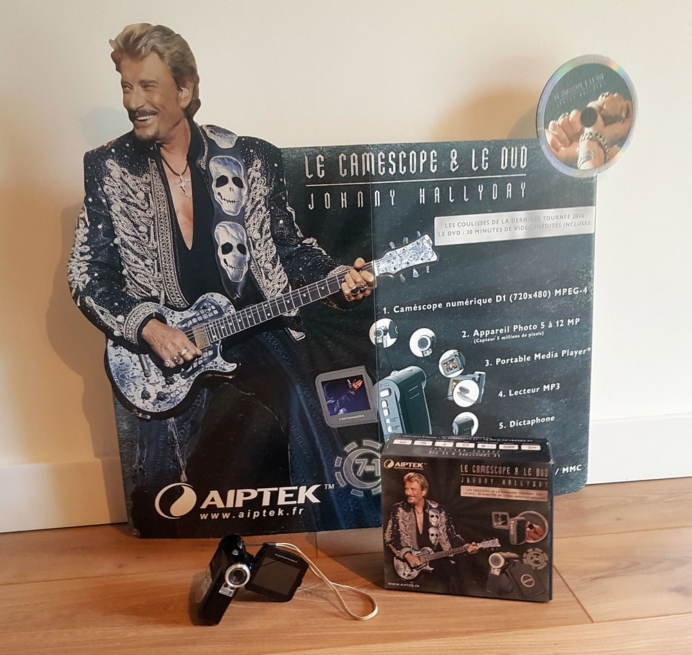 Cam�scope et DVD Aiptek Johnny Hallyday 100 Roncq (59)