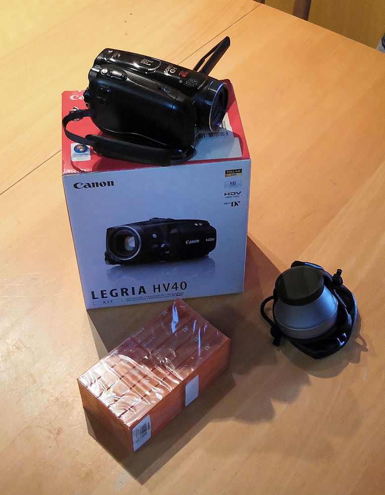 Kit Camescope LEGRIA HV40 / Grand-angle / Cassettes x 10 450 Bazas (33)
