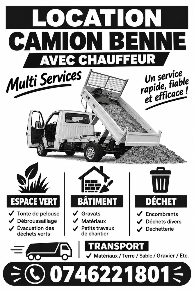 camion benne multi services 0 Saint-André-de-Cubzac (33)