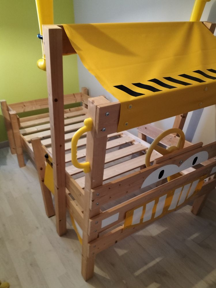 Lit camion bois wickey 120 Saint-Macaire-du-Bois (49)