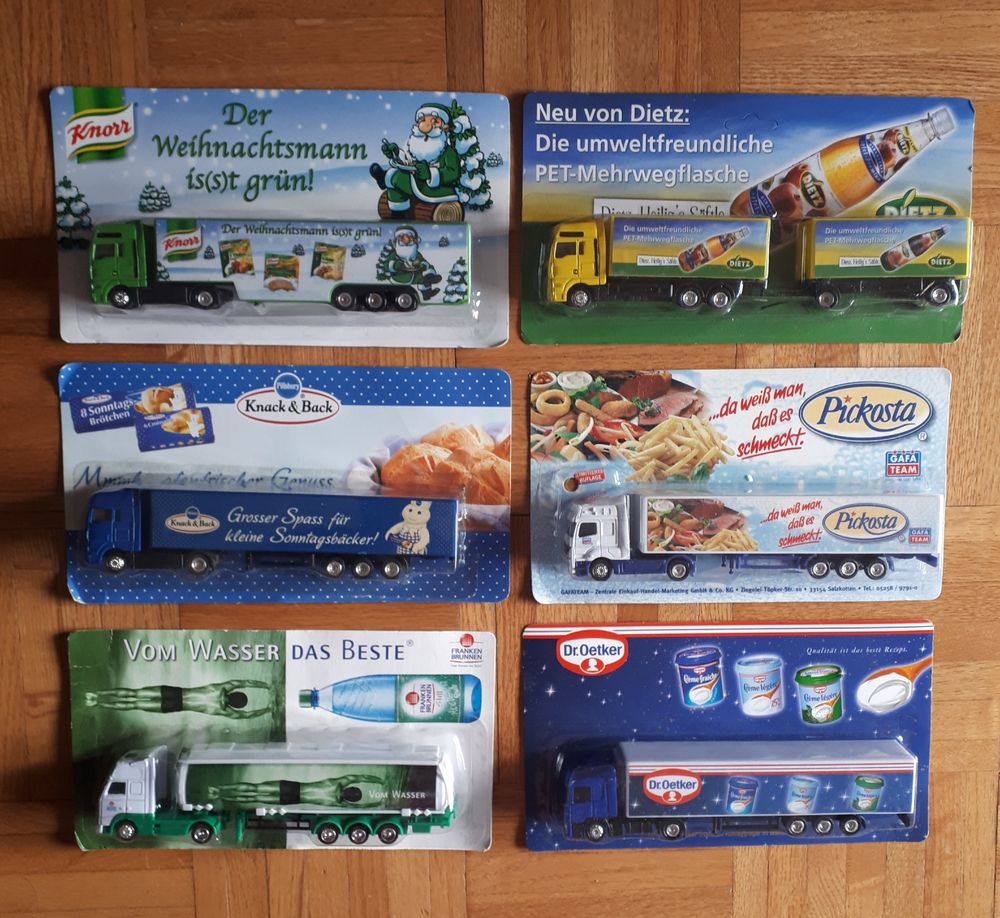 Camions publicitaires 1/87 5 Villemomble (93)