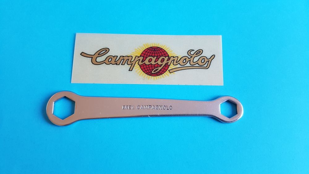 Outils Plateau Vintage CAMPAGNOLO #767 & #768 - Clé Ananas Et Chevilles, Italie, Occasion