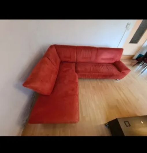 Canape angle alcantara couleur brique 80 Riom (63)