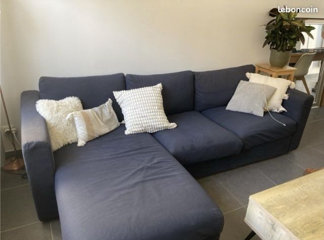 Canap� d angle avec m�ridienne et coffre de rangement 100 Lomme (59)