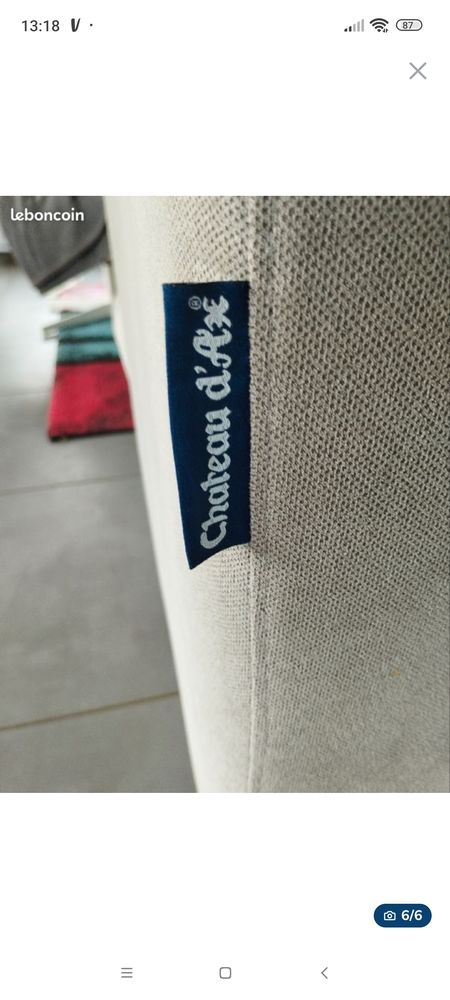 Canap� d'angle ch�teau d'Ax 600 Limoges (87)