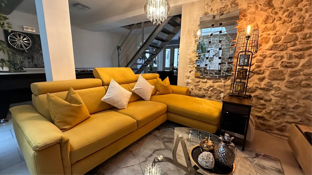 Canap� d'angle contemporain avec m�ridienne 680 Bizanet (11)