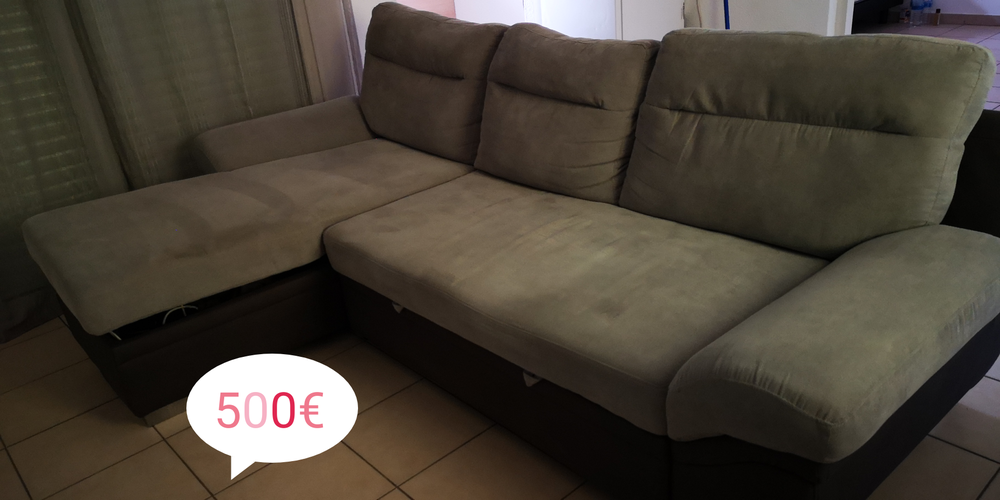 Canap� d'angle convertible plus coffre 0 Petit-Bourg (97)
