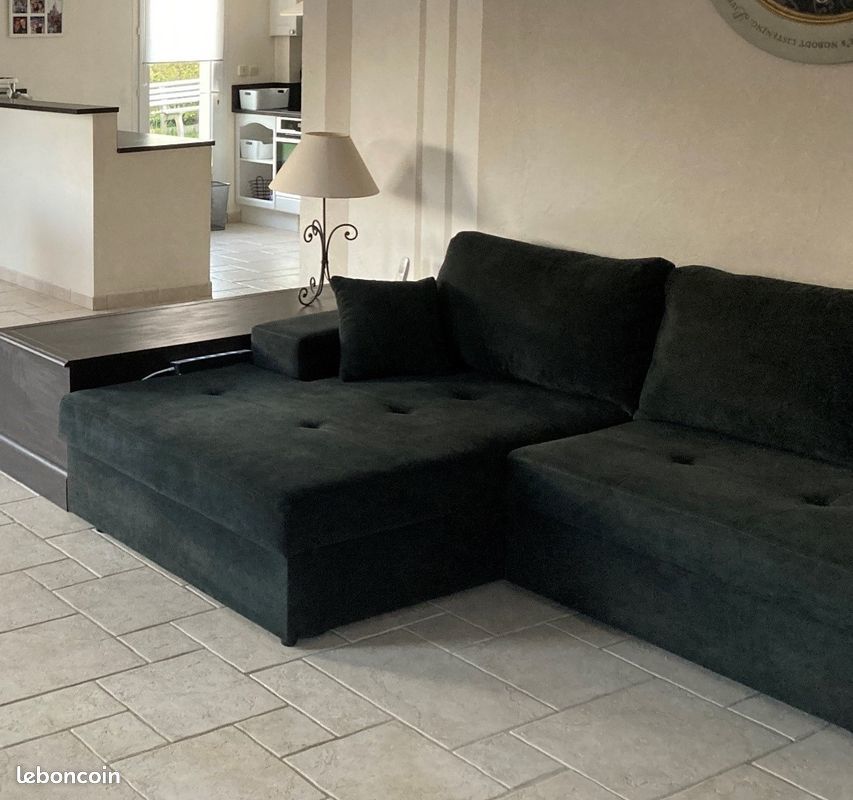 Canap� d'angle convertible avec m�ridienne 
590 �mi�ville (14)