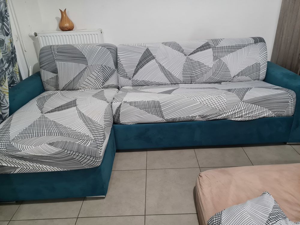 Canape angle convertible avec matelas 18 cm 800 Saint-Priest (69)