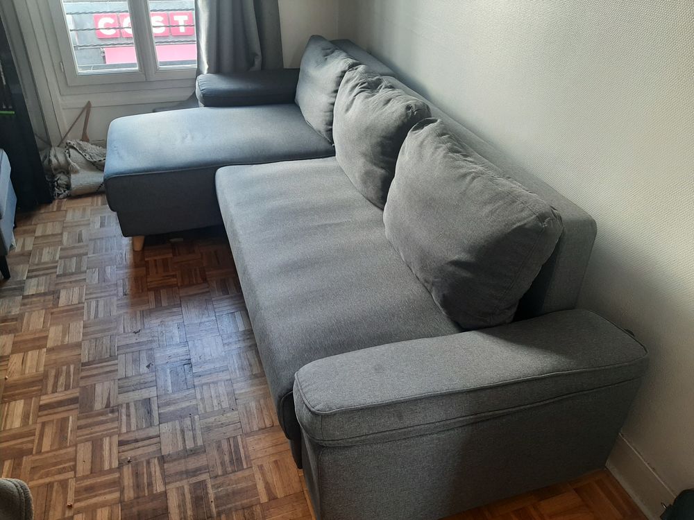 Canap� d'angle convertible r�versible GRIS 190 Asni�res-sur-Seine (92)