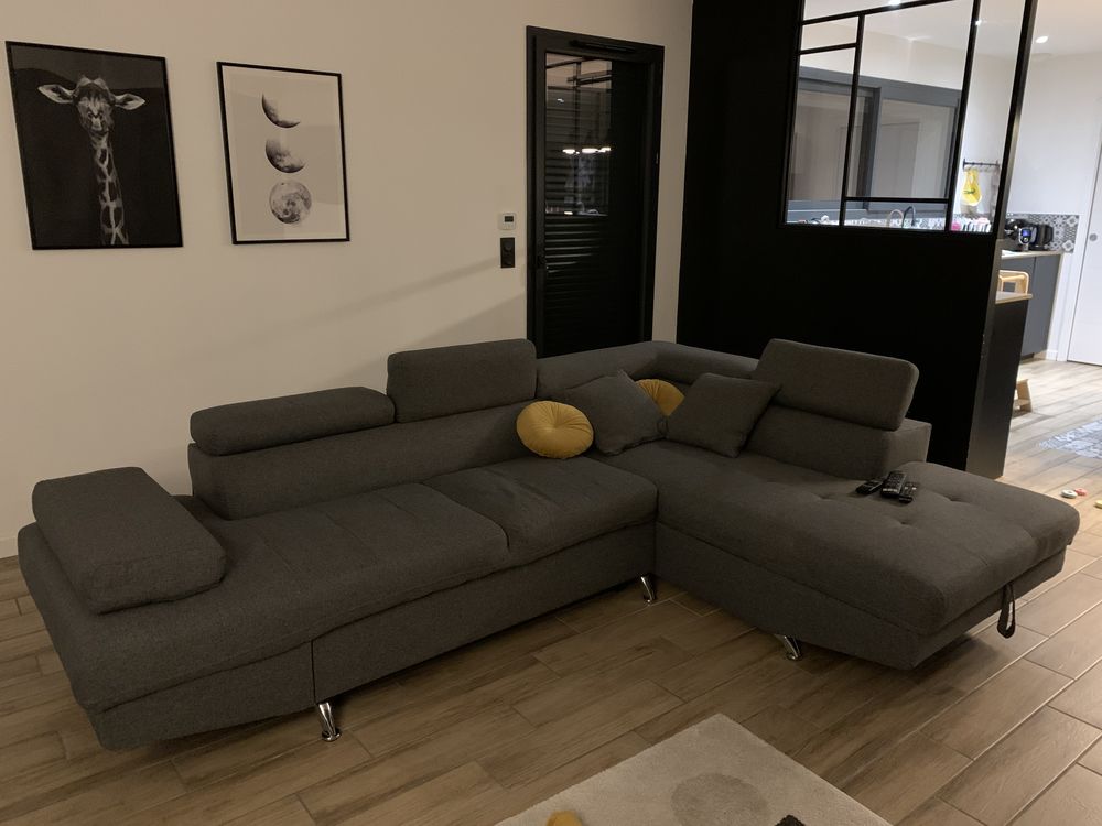 Canap� d'angle convertible maison du monde 300 Pey (40)