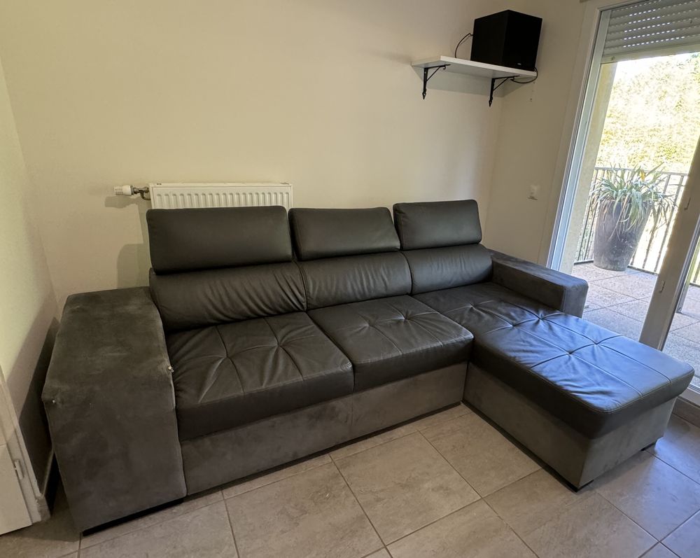 Canap� d'angle convertible 200 Toussieux (01)