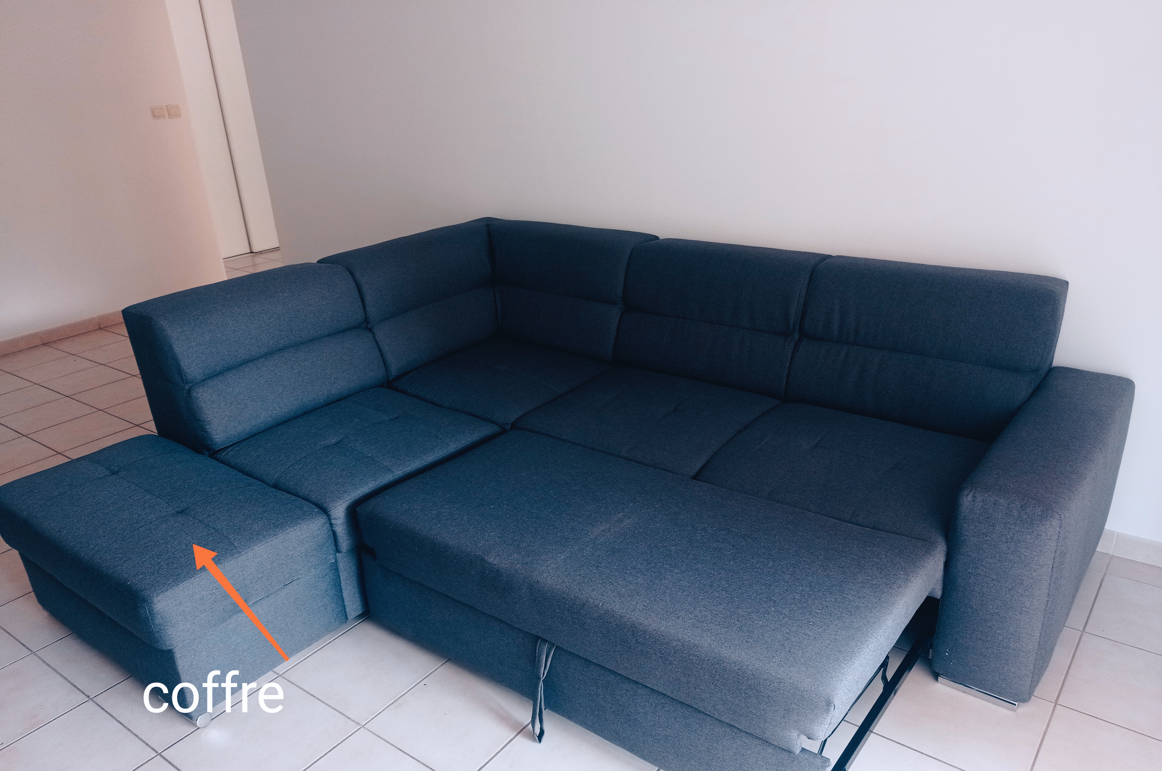 Canap� d'angle convertible 500 Brignoles (83)